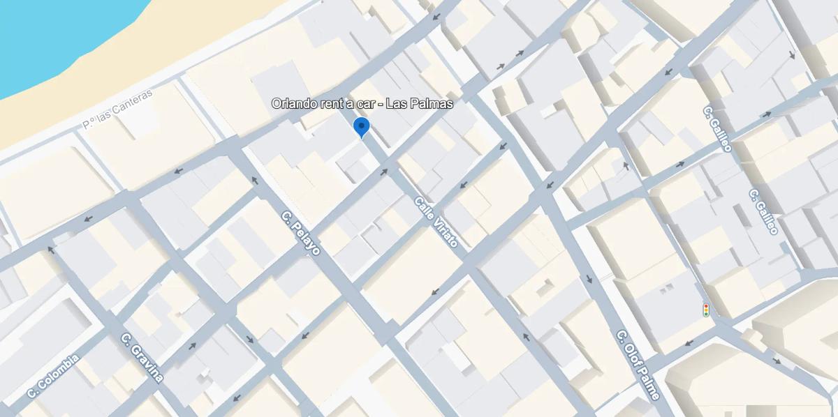 Mapa de Las Palmas